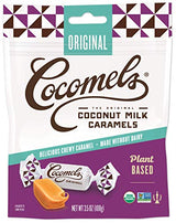 Cocomels Coconut Milk Caramels, Original Flavor, Organic, Dairy Free, Vegan, Gluten Free, Non-GMO, No High Fructose Corn Syrup, Kosher, Plant Based