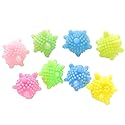 YZBear 8pcs Laundry Ball Reusable Solid Colorful Washing Ball Washing Machine Anti-Winding Balls Set Random Color