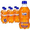 Fanta Orange Soda Soft Drink, 12 fl oz Bottles, 6 Pack