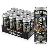 Bones Coffee Company S'mores Iced Coffee Latte - S'mores Flavored Canned Coffee Drink - 12 Pack Cans - 11 Oz Each