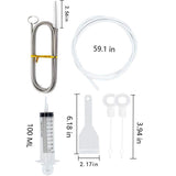 HEXJOZEI 6 Pcs Reusable Fridge Cleaning Tool - Refrigerator Drain Hole Clog Remover Kit, Clean Drain Outlet