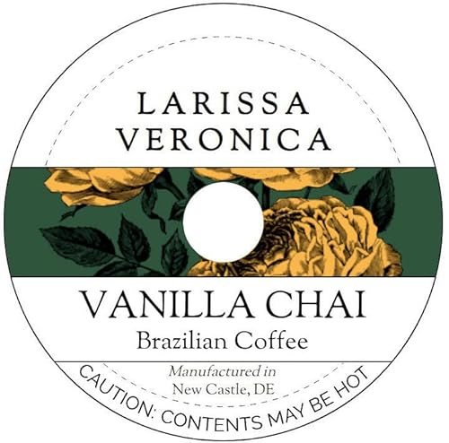 Vanilla Chai Brazilian Coffee (Single Serve K-Cup Pods) (Gourmet, Naturally Flavored, Whole Coffee Beans) (12 pods, ZIN: 578418)