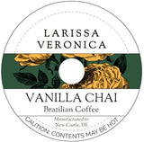 Vanilla Chai Brazilian Coffee (Single Serve K-Cup Pods) (Gourmet, Naturally Flavored, Whole Coffee Beans) (12 pods, ZIN: 578418)