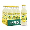 Calypso Lemonade, Original Lemonade, Made with Real Fruit, 16 Fl Oz Glass Bottles (Pack of 12)