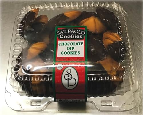 San Paolo Cookies - Chocolate Dip Cookies - 16oz - 2 Packs