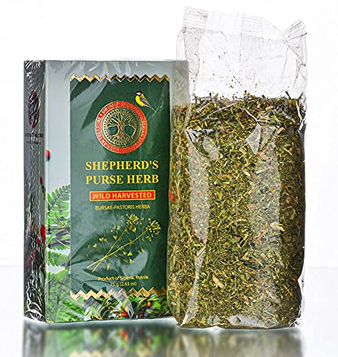 Siberian Shepherd's Purse Herb, 2.65 OZ (75 Grams) - Shepherd's Purse Herb Tea
