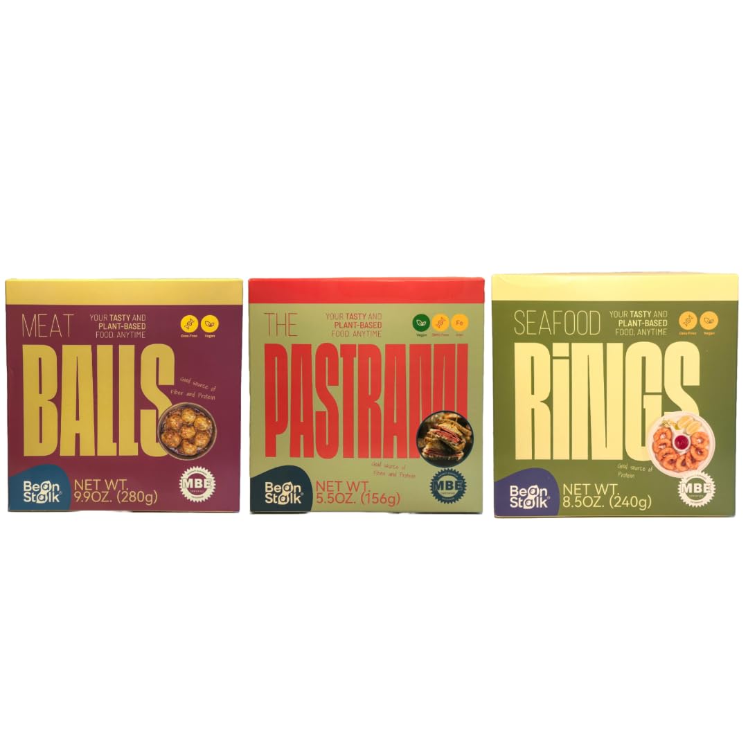 BeanStalk Brands Plant Based Bundle (Pack of 3, Holiday Hosting)