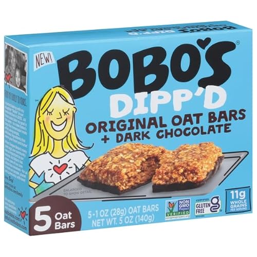 Bobo'S Oat Bars, Original Oat Bars + Dark Chocolate Dipp'D, 1 Ounce