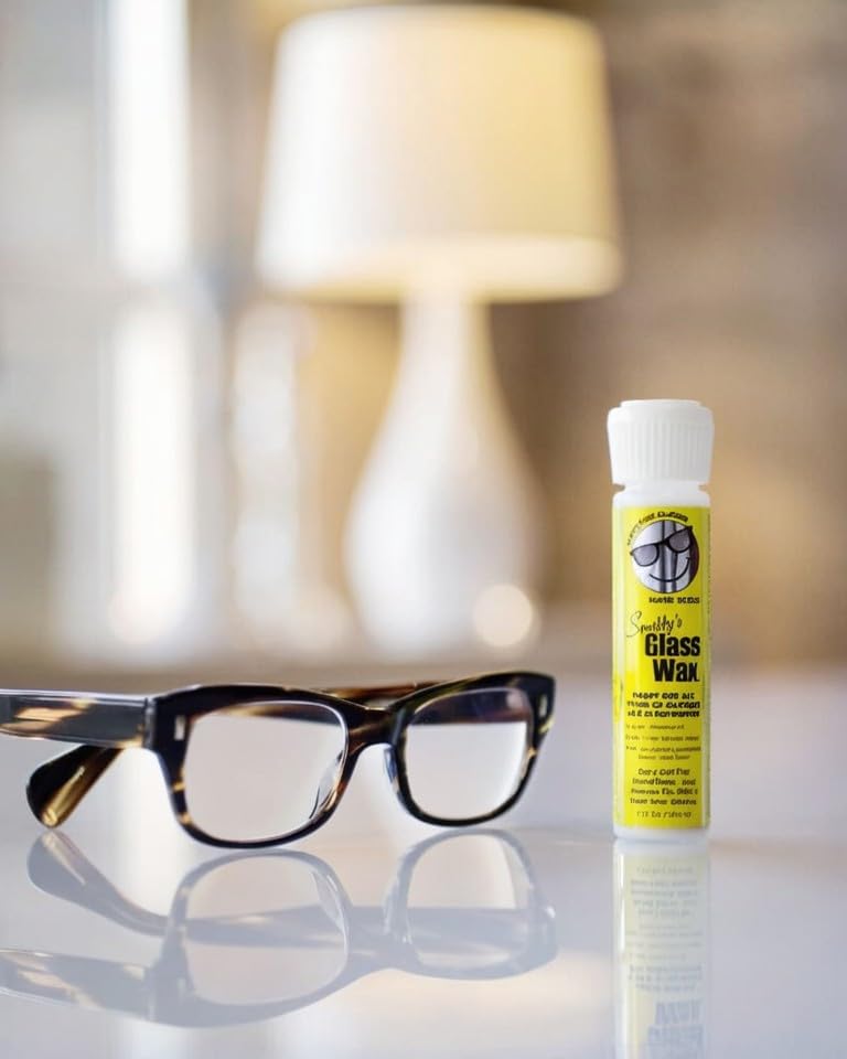Smitty's Glass Wax and Screen Cleaner with Carrying Pouch, Bottle and Cloth Cleaner