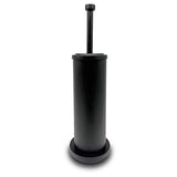 Indecor Home Matte Black Toilet Bowl Brush with Holder, Durable Bathroom Cleaning Tool, Modern Design for Easy Toilet Maintenance, Bathroom Cleaner