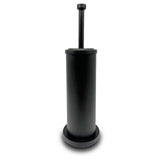 Indecor Home Matte Black Toilet Bowl Brush with Holder, Durable Bathroom Cleaning Tool, Modern Design for Easy Toilet Maintenance, Bathroom Cleaner
