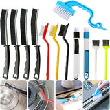 12Pcs Crevice Cleaning Brush,Small Gap Cleaning Brushes for Cleaning Bathroom,Kitchen,Window Grooves,Corners, Sinks, washbasins, Showers, faucets