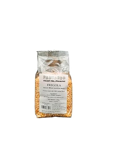 PANSARDO Fregola Durum Wheat Semolina Italian Pasta - 4 Pack