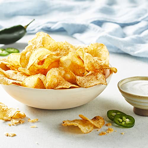 Amazon Brand, Aplenty Jalapeño Kettle Cooked Potato Chips, 8 Oz