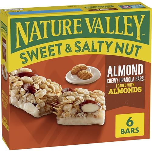 Nature Valley Sweet and Salty Nut Granola Bars, Almond, 6 Bars, 7.2 oz