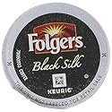 Folgers Black Silk Dark Roast Coffee, 72 K Cups for Keurig Makers