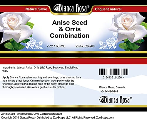 Bianca Rosa Anise Seed & Orris Combination Salve (2 oz, ZIN: 524266) - 3 Pack