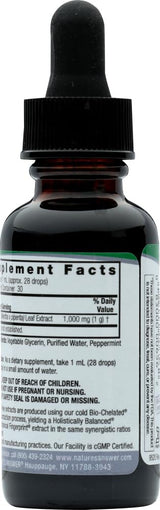 Nature's Answer Peppermint Leaf, Alcohol Free, 1 Ounce (Pack of 12)