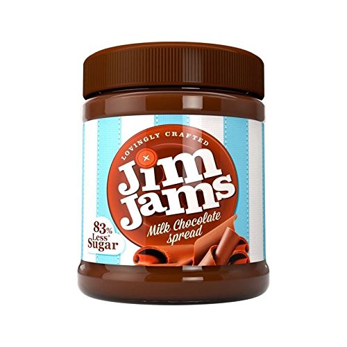JimJams 83% Less Sugar Milk Chocolate Spread 350g - Pack of 2