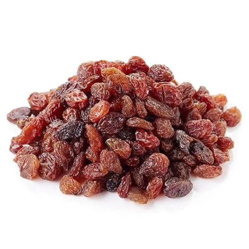 NY SPICE SHOP Dried Red Raisins - 8 Ounce Naturally Sweet Dried Fruit - Gourmet Savory Flavor - No Added Sugar - Premium Raisins - Fresh Fruits