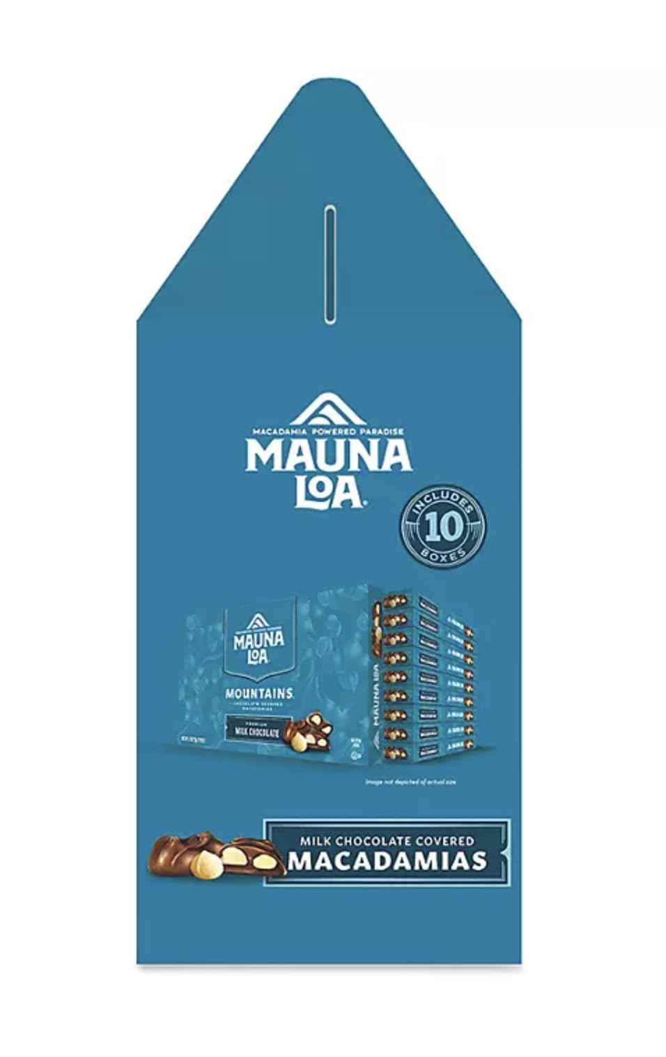 Mauna Loa Milk Chocolate Covered Macadamias - 4.3 oz (Pack of 10 Boxes)