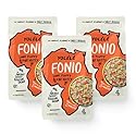 Yolele Fonio African Supergrain Ancient Grains, Precooked Gluten-Free Non GMO Organic Vegan Protein High Fiber Keto Paleo-Friendly Rice Alternative 30 oz (10 oz, 3 Pack)