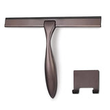 Hiware All-Purpose Shower Squeegee for Shower Doors, Bathroom, Window and Car Glass - Bronze, Stainless Steel, 10 Inches