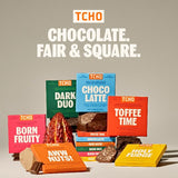 TCHO 3-Bar Chocolate Variety Pack | Toffee Time, Choco Latte & Aww Nuts | Single Origin, Plant Based, Organic & Fair Trade | Non GMO, Non-Dairy