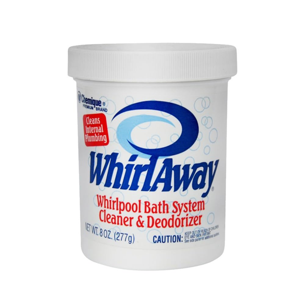 WHIRLAWAY Whirlpool Bath System Cleaner and Deodorizer, Hot Tubs & Spas, 8 oz