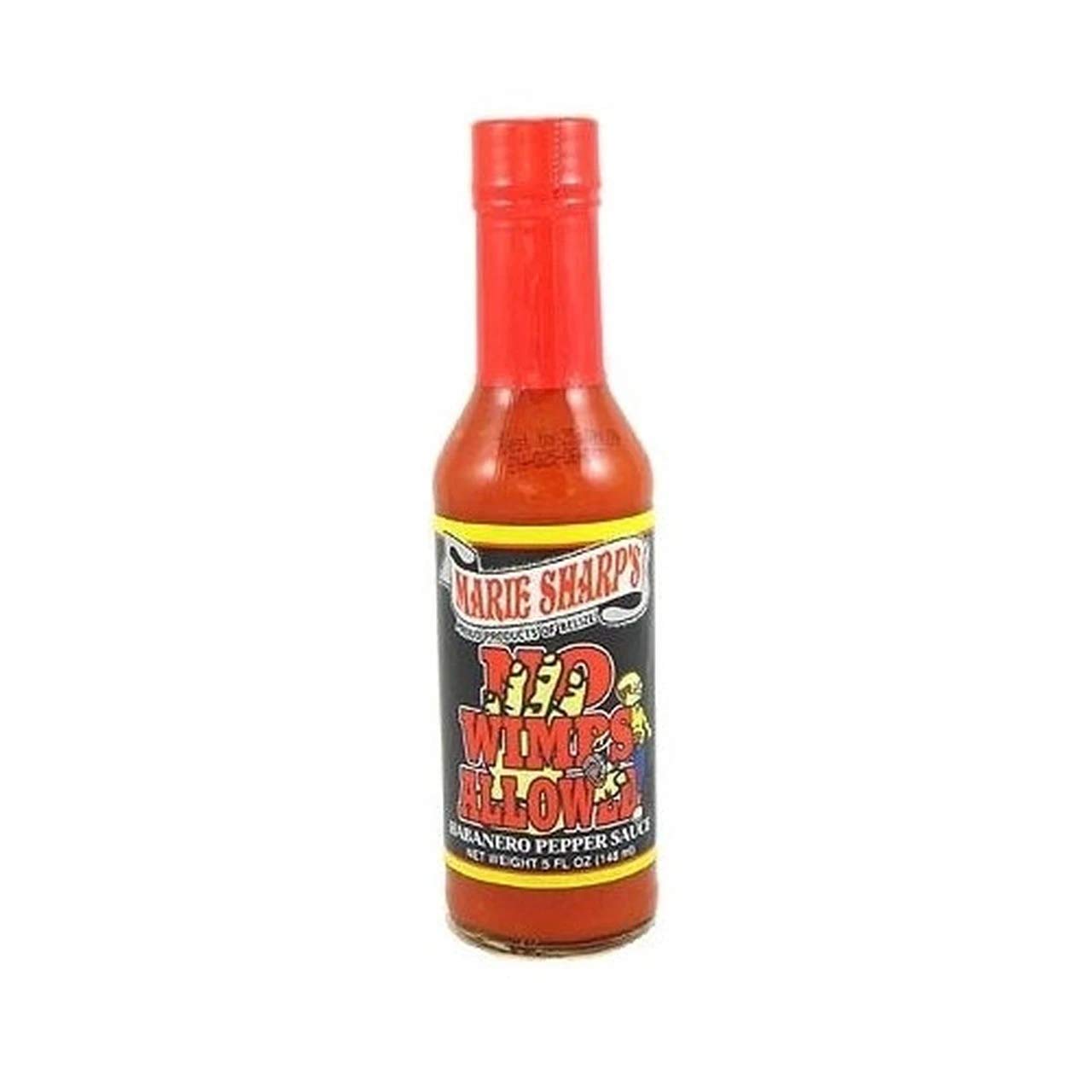 Marie Sharp's NO WIMPS ALLOWED Habanero Pepper Sauce (5oz)