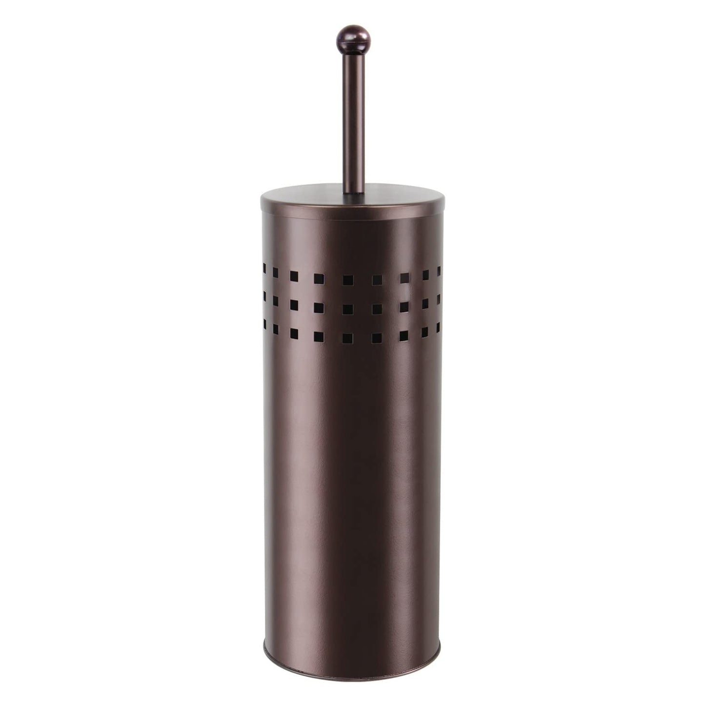 Blue Donuts Toilet Plunger with Holder for Bathroom, Multi Drain Suitable Also for Bathtubs, Quick Dry, Bronze