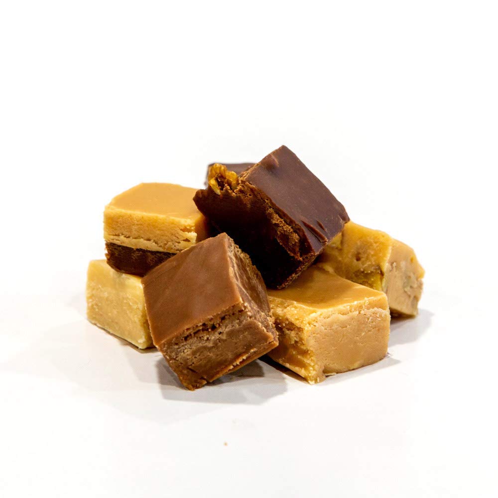 8oz. Nuts to You Smooth and Creamy Chocolate Peanut Butter Kettle Fudge | Fresh Gourmet Candy | Decadent and Delicious Handcrafted Fudge