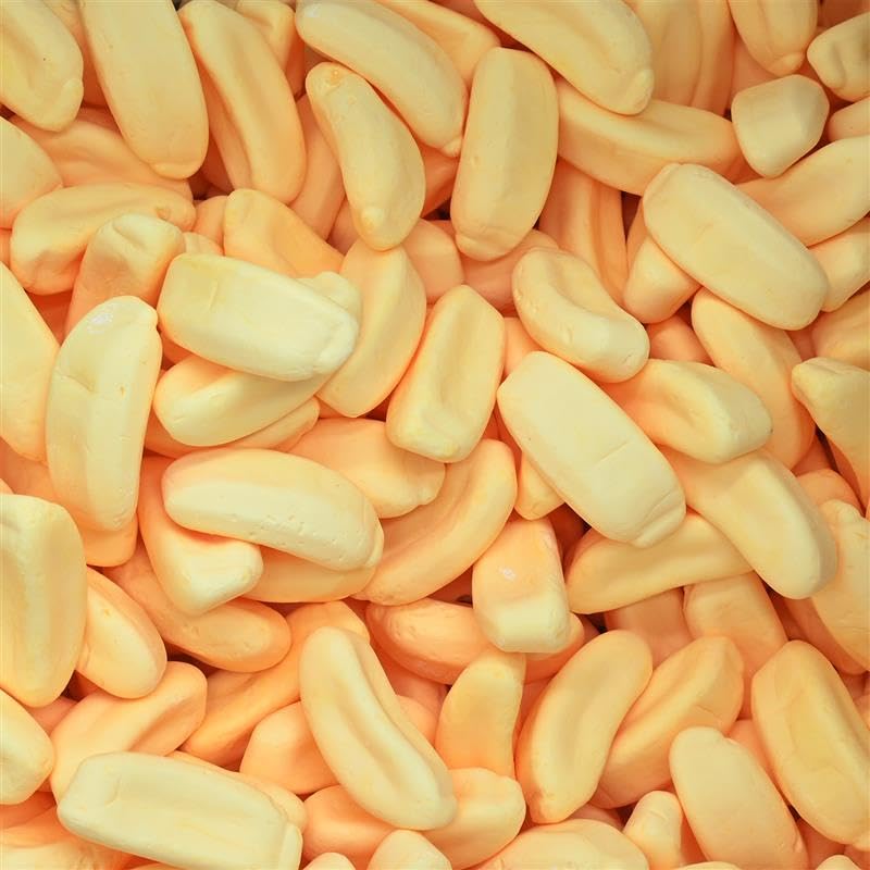 Candy Retailer Marshmallow Bananas 1 Lb