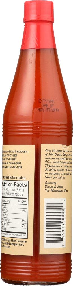 Williamson Bros. Bar-B-Q Hot Sauce 6 fl oz, 3 Pack