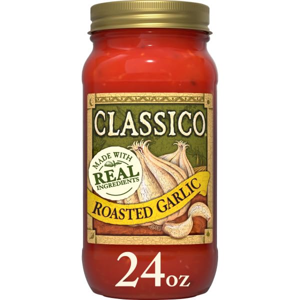 Classico Rustic Flavors Pasta Sauce (Caramelized Onion & Roasted Garlic + Spicy red Pepper + Roasted Garlic + Four Cheese) (Variety Pack)