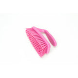 SPARTA Scrub Brush with Iron Shaped Handle and Stiff Bristles, Heavy Duty Scrubber Brush for Kitchen, Bathroom, Shower, Tile, Sink, Carpet
