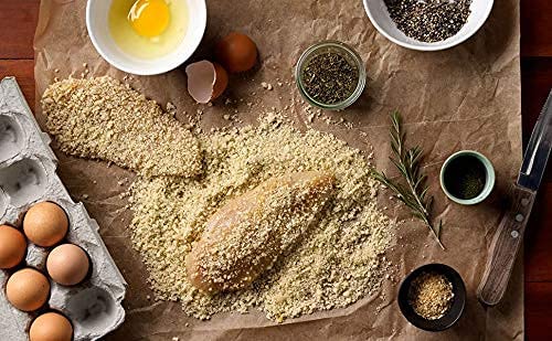 Bread Crumbs (12 Oz x 6 Pack) - Golden Crisp Wheat Bread Crumbs - Bread Crumbs for Coating & Stuffing - Coat Burger, Schnitzel, Vegetables, Meatballs - Resealable Packaging