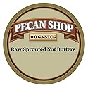 Pecan Shop Texas Native Pecan Butter-Wild-harvested Raw Sprouted, Unsalted Family Recipe Crunchy Jar 4 ounce