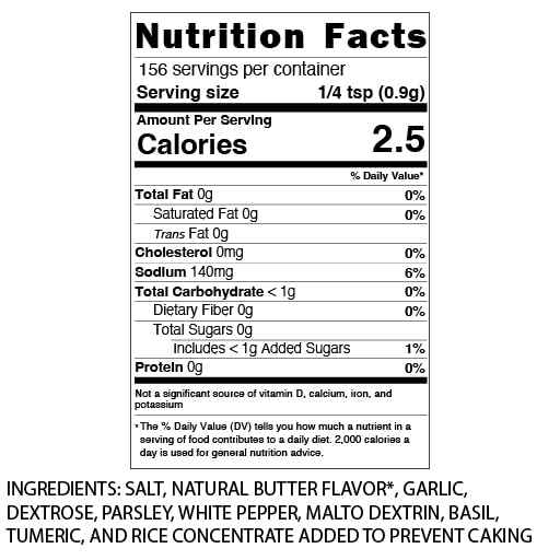 Instant Gourmet Butter Blast seasoning, 5 oz