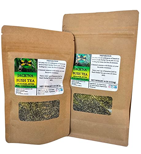 Nalego Jamaican Jack'na Bush Herbal Tea - 100% Wildcrafted - Herbal Loose Teas (Eupatorium Odoratum) (2 Ounce)