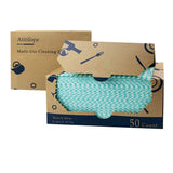 Atitifope Heavy Duty Reusable Cleaning Cloths 100 Count Food Service Wipes Dishcloths Multi-use Towels(2Boxes)