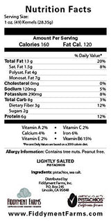 Fiddyment Farms 2 Lbs Sea Salted Pistachios in Red Burlap Bag