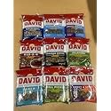 DAVIDs Sunflower Seeds, Assorted Flavors, Variety Pack 5.25 Oz Bags, 9 Count
