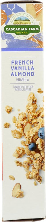 Cascadian Farms Granola Cereal French Vanilla Almond 13 Oz.