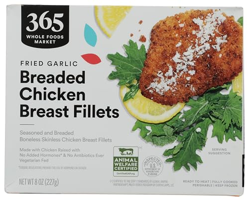 365 by Whole Foods Market Fried Garlic Breaded Chicken Fillets, 8 OZ