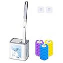 2026 Disposable Toilet Brush Cleaning System with Aromatherapy Refills (Ocean, Lemon, Lavender) - Includes Cleaning Stick, Storage Box, and Scented