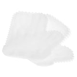 QWORK White Microfiber Dusting Gloves, 60 Pieces Dusting Mitt, Wipes Feather Dusters, Dual-Sided Disposable