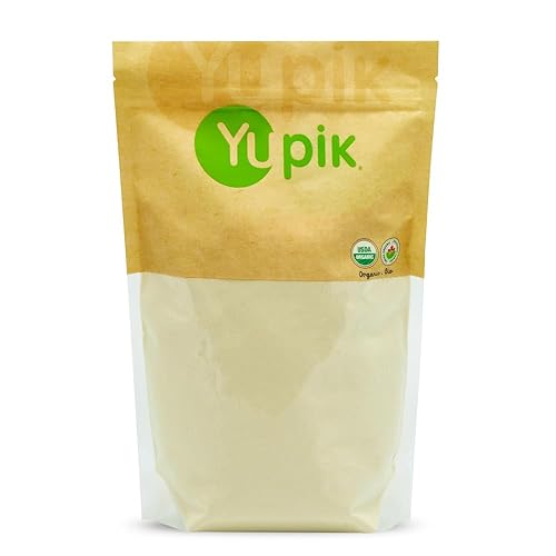 Yupik Organic Millet Flour, 2.2 lb (35.2 oz), Gluten-Free, Non-GMO, Kosher, Vegan, Raw, Salt-Free, Plant-Based Protein, Source of Fiber & Iron, Ideal