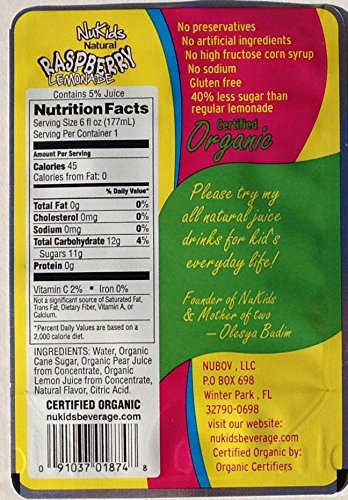 NuKids Assorted Organic Juice Drink 24 Pack