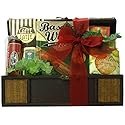 Gift Basket Village - Home Run Baseball Themed Gift Basket: Gourmet Cheese, Crackers, Coffee, and More, Perfect for Sports Fans, Handcrafted in the